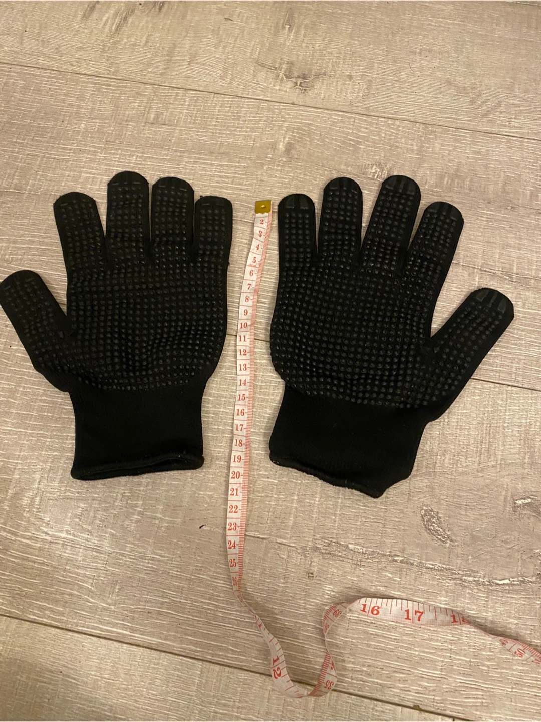 Black Grooming Gloves
