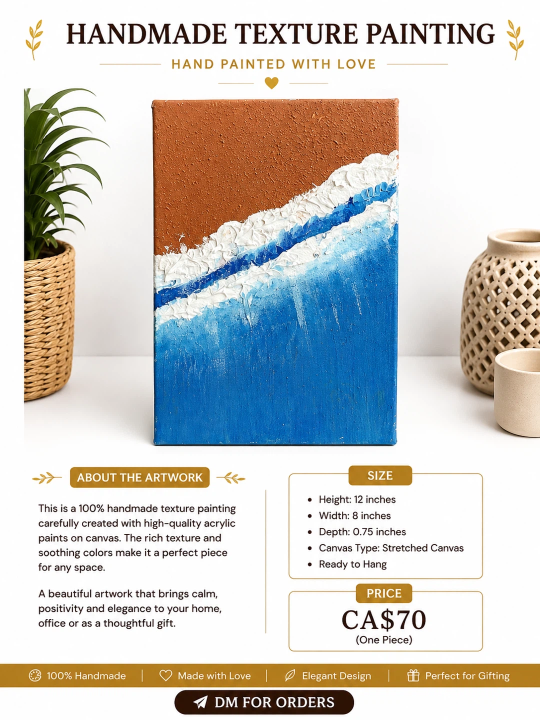 Handmade Texture Painting - photo 2