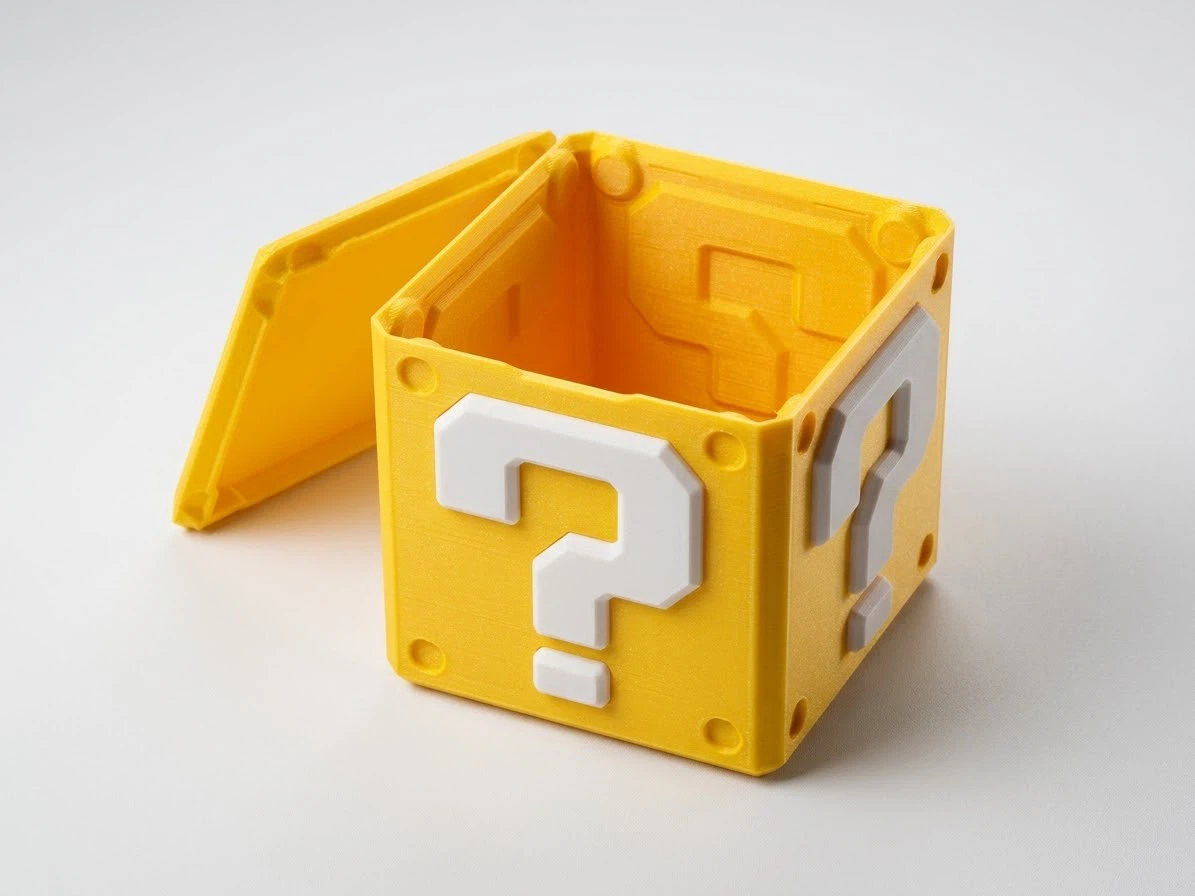 Question Block Storage Box 💛 - photo 2