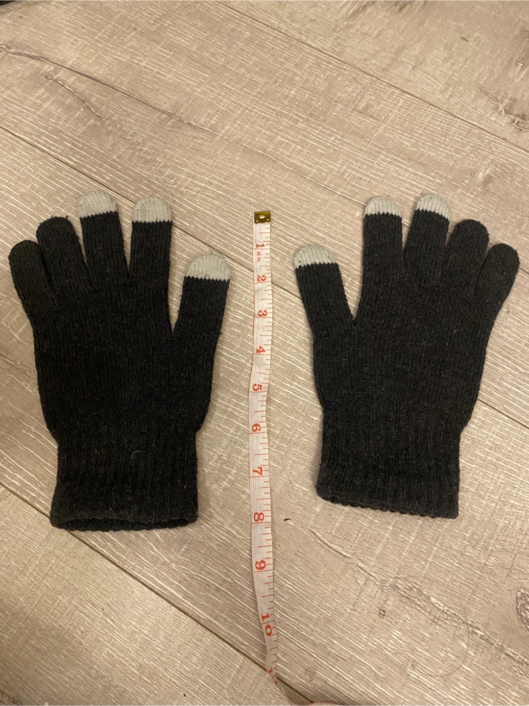 Black touch screen knit gloves - photo 5