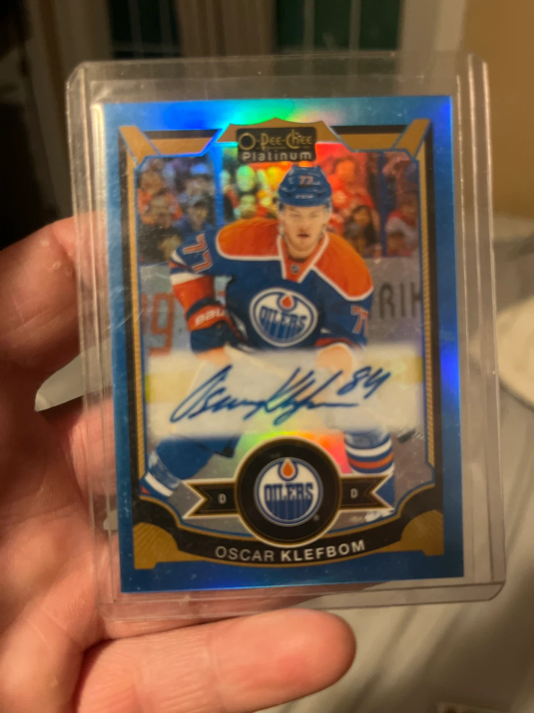 2015-16 O-Pee-Chee Platinum Oscar Klefbom Autograph
