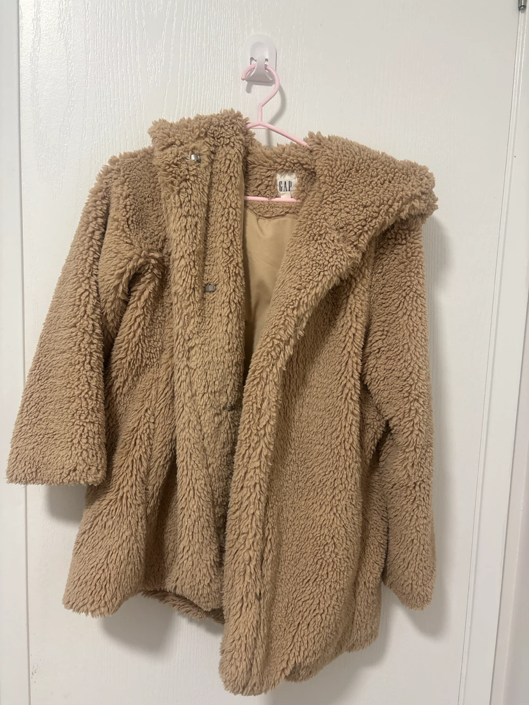 Gap Tan Teddy Coat