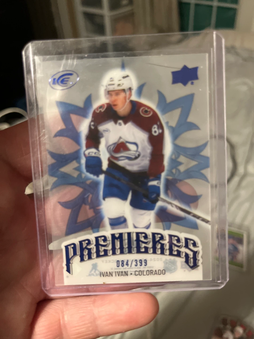2024-25 Upper Deck Ice Ivan Ivan Premieres Card 084/399