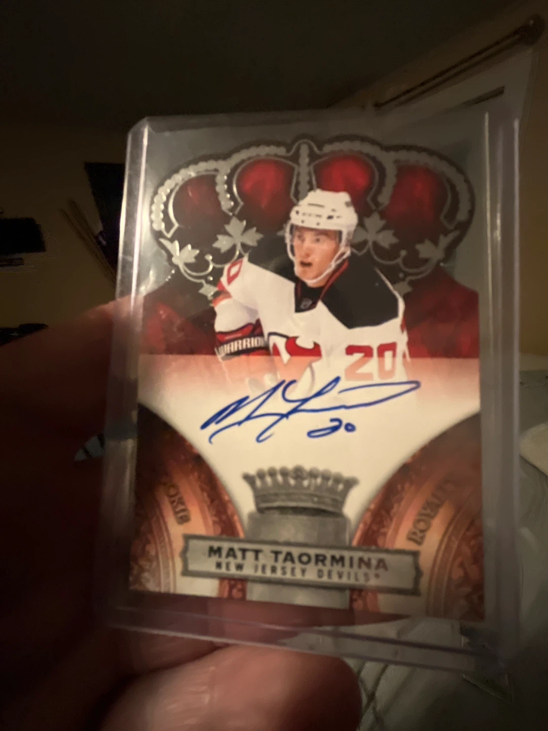 Matt Taormina Rookie Royalty Autograph Card