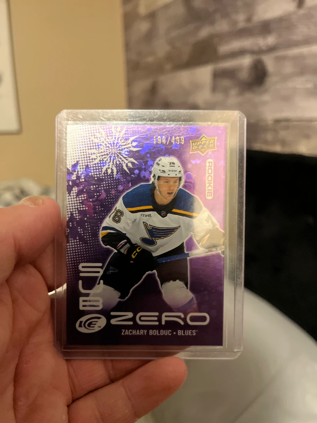 2024-25 Upper Deck Ice Zachary Bolduc Sub Zero Rookie Card