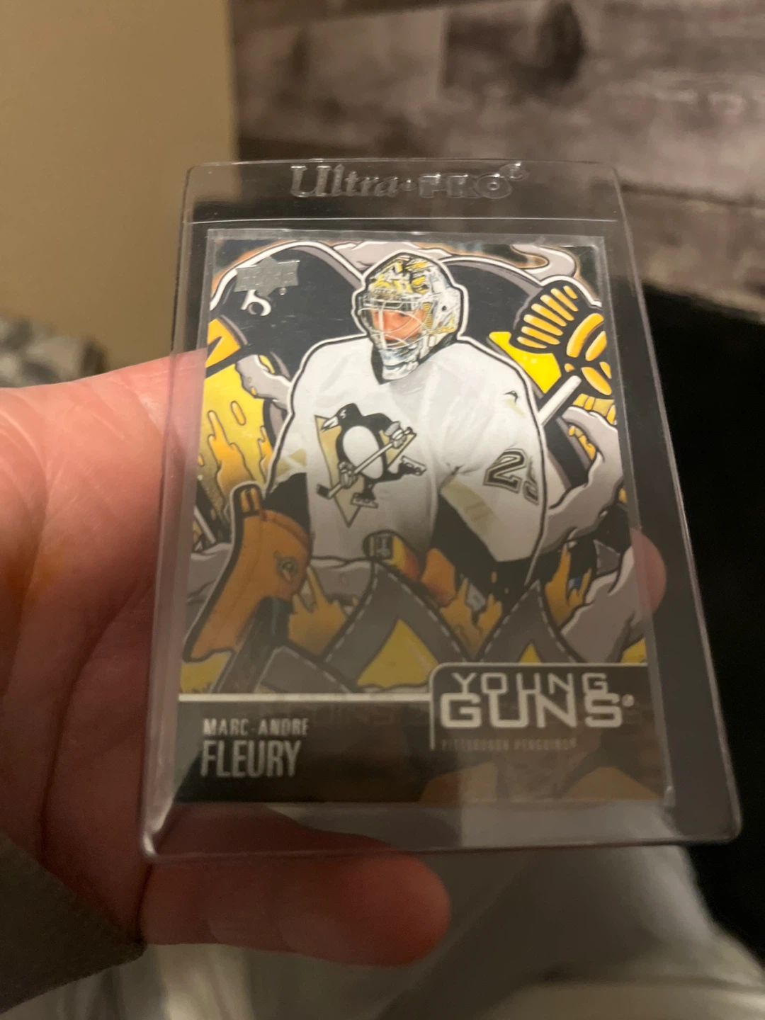 Marc-Andre Fleury Upper Deck Young Guns Card
