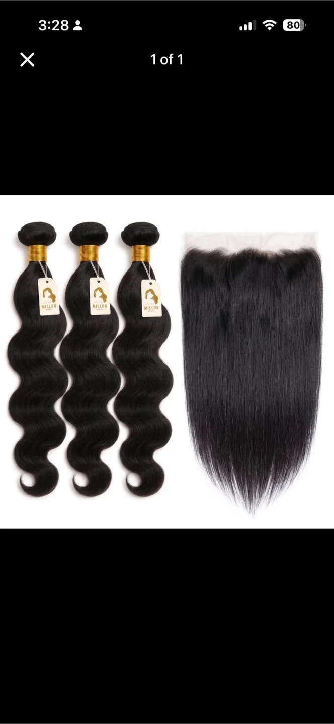 Loose Wave Hair Bundles with 13x4 Lace Frontal