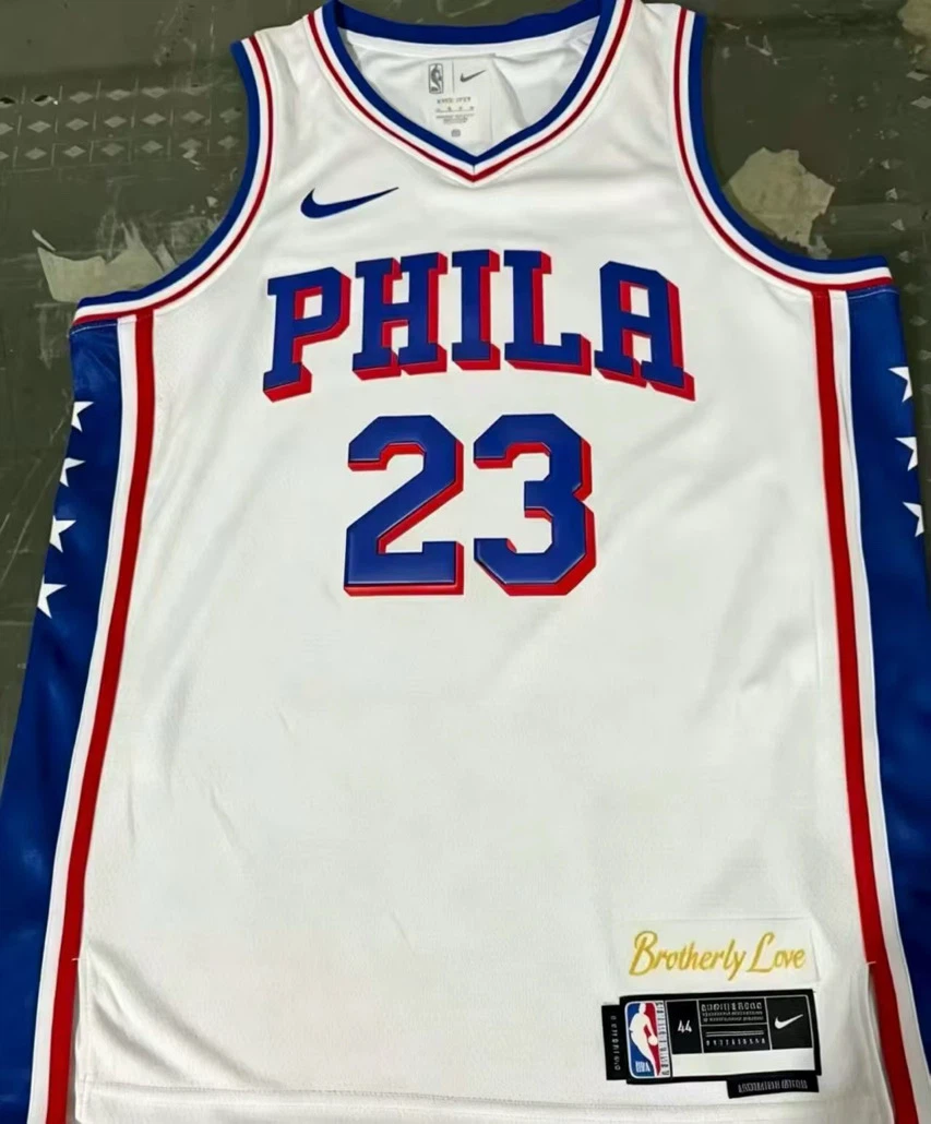 Philadelphia 76ers James 23 Basketball Jersey