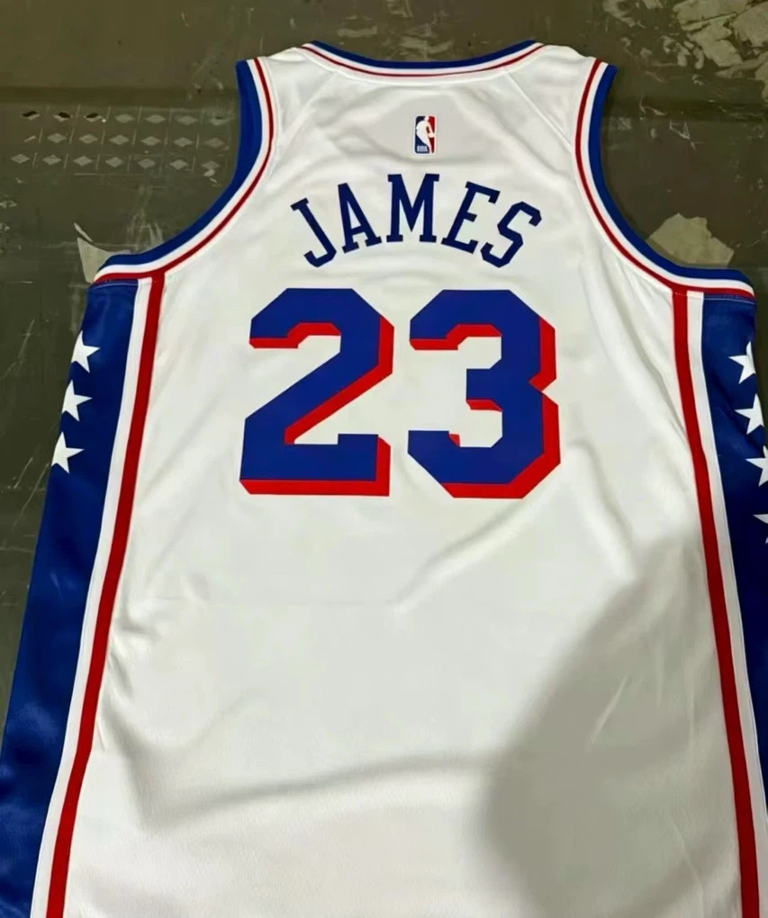 Philadelphia 76ers James 23 Basketball Jersey - photo 2