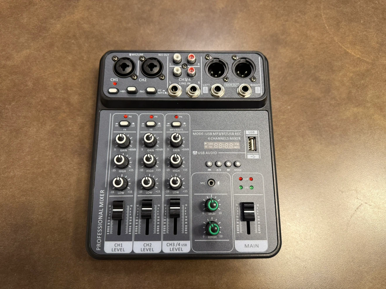 4-Channel Professional Mixing Console - photo 5