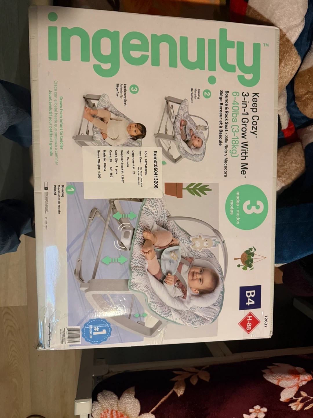 Ingenuity Keep Cozy 3-in-1 Grow With Me Seat
