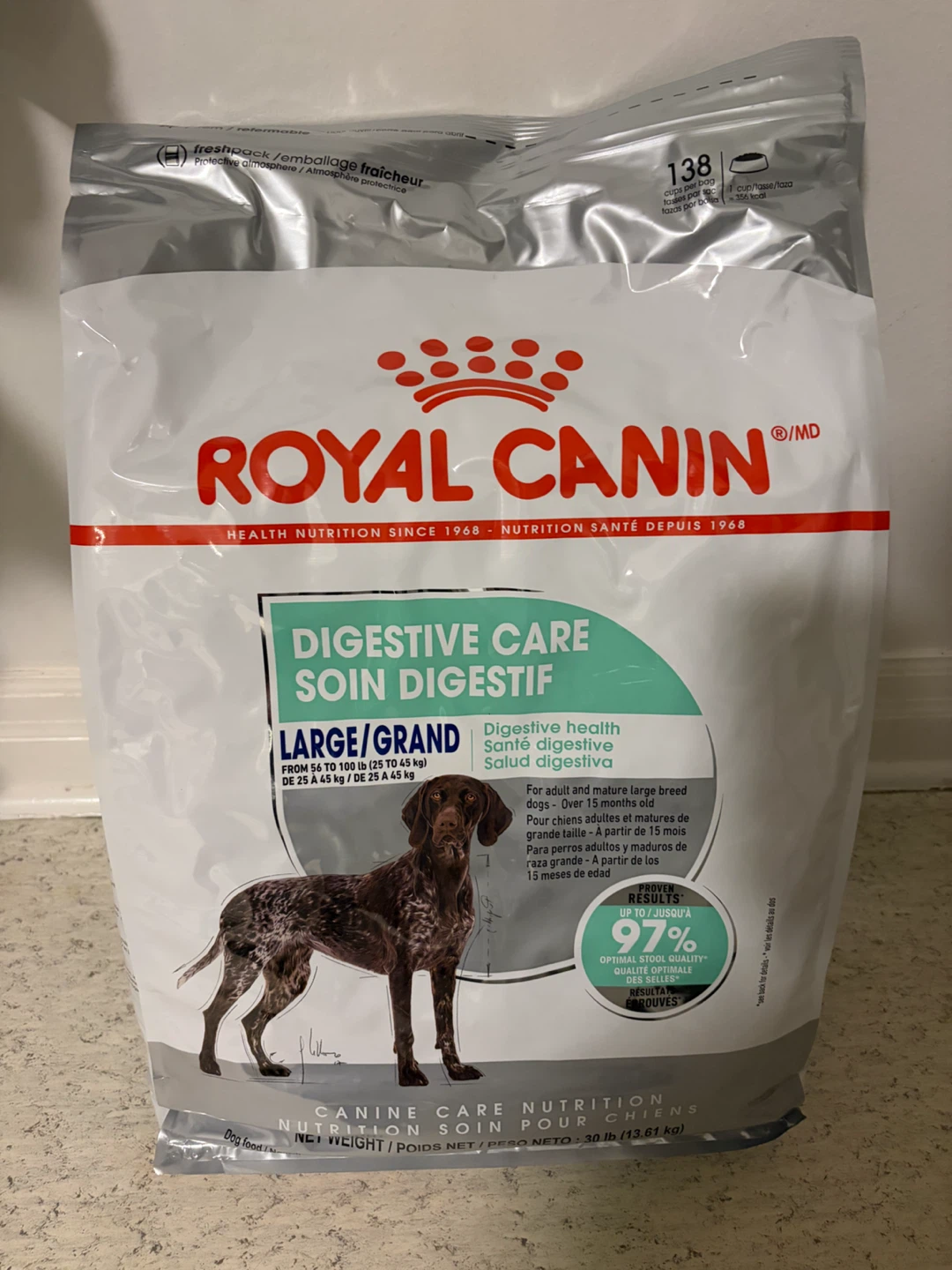 NEW unopened Royal Canin Digestive Care Large Dog Food 30 lb