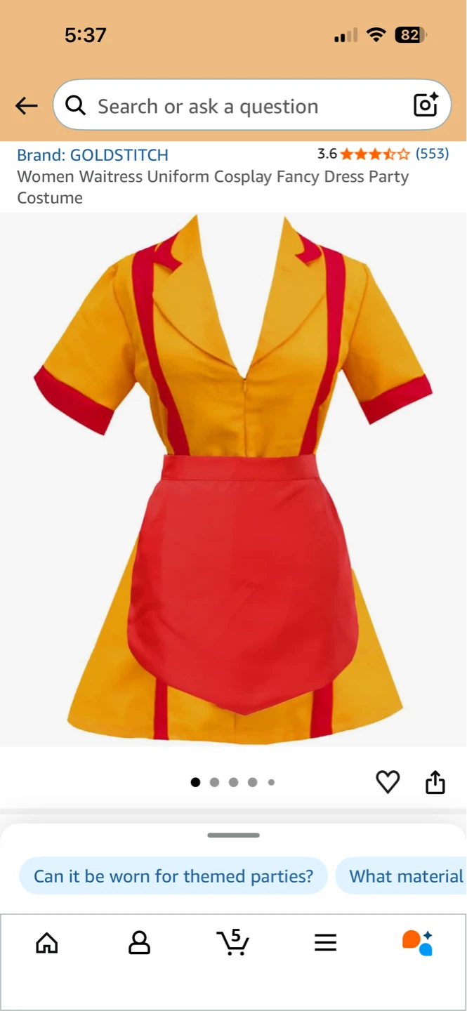 Two broke girls halloween costume dress-xs - photo 3