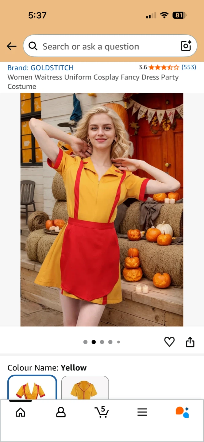 Two broke girls halloween costume dress-xs - photo 2