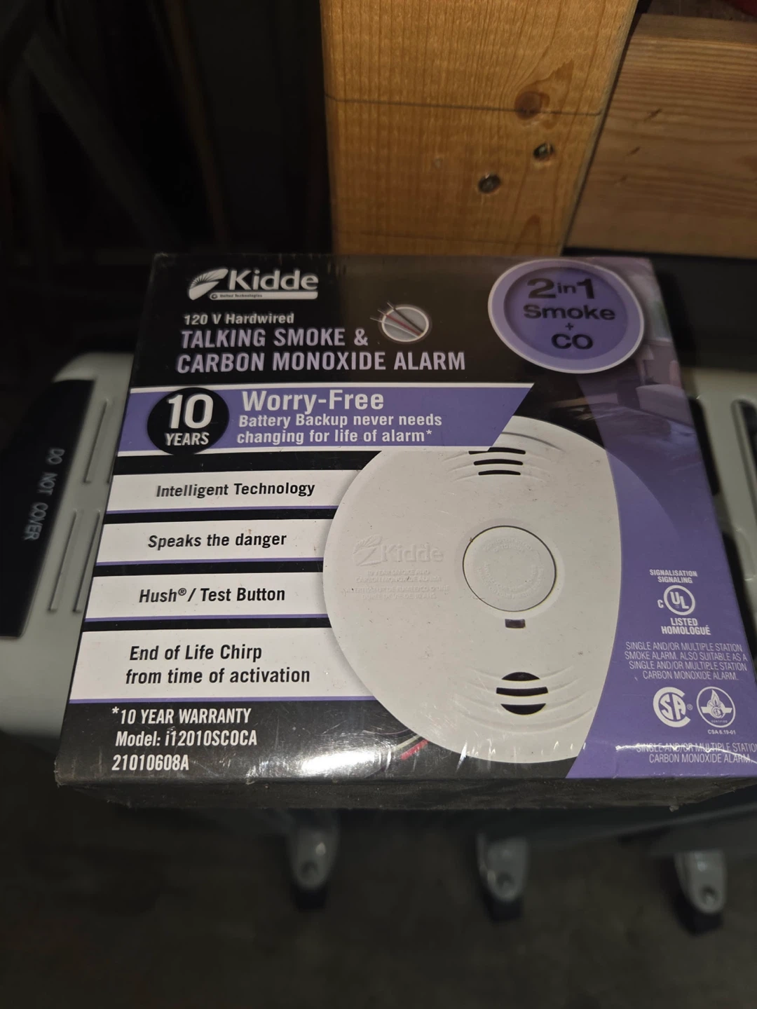 Kidde 120V Hardwired Smoke & Carbon Monoxide Alarm