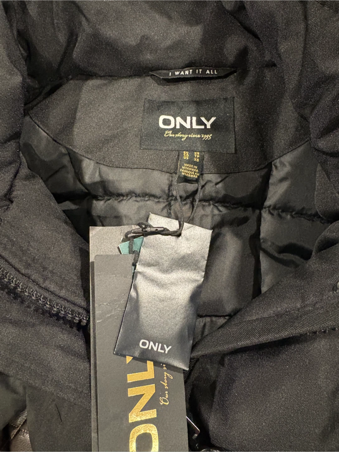 ONLY Black Winter Parka - XS - photo 4