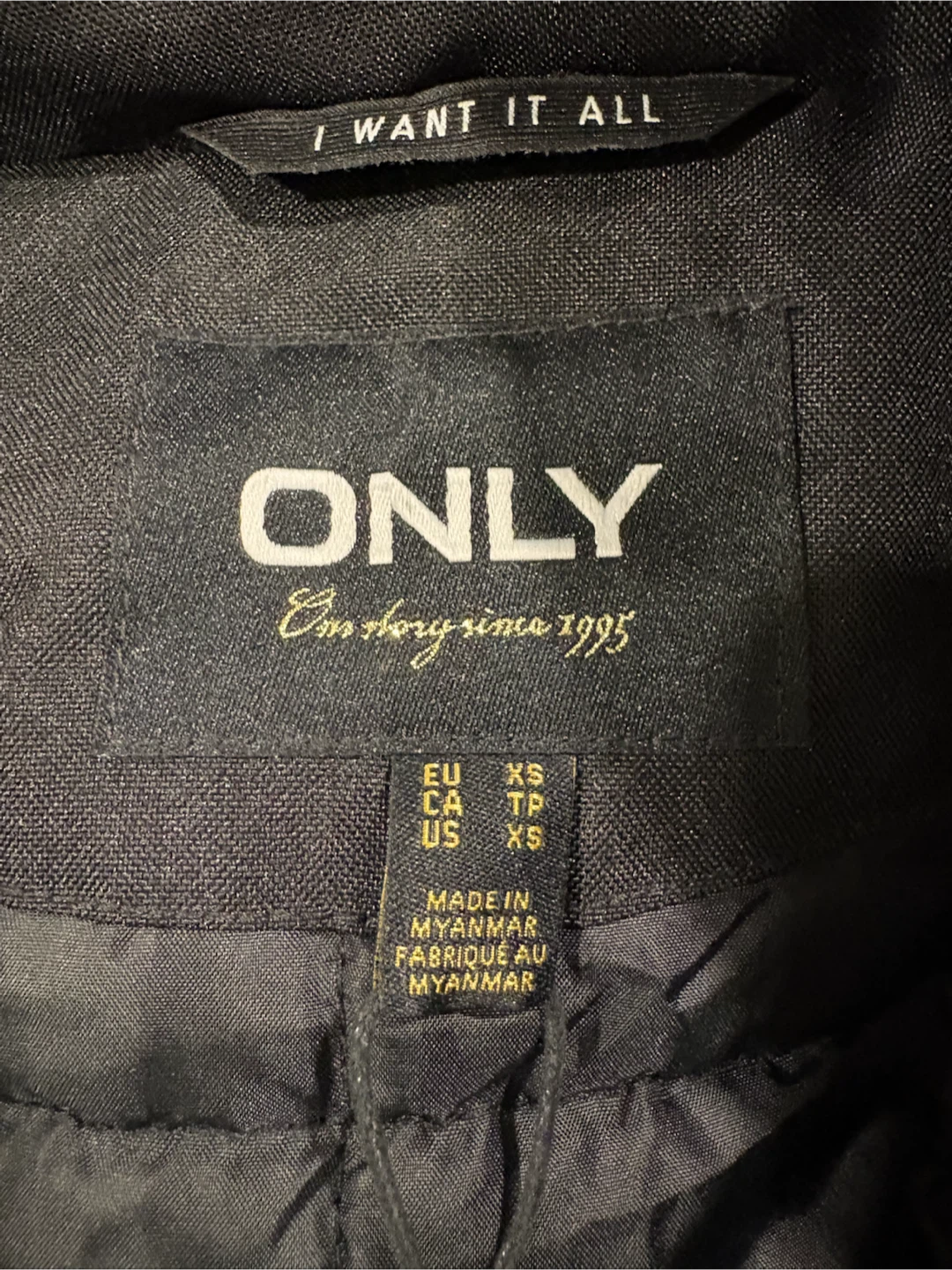 ONLY Black Winter Parka - XS - photo 5