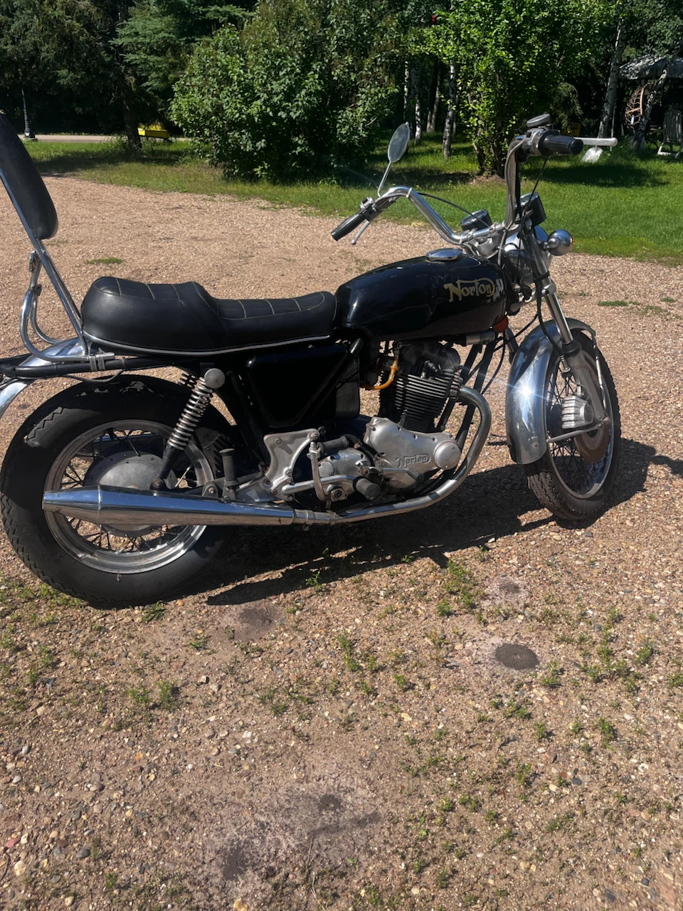 1973 850 Norton Commando motorcycle - photo 4