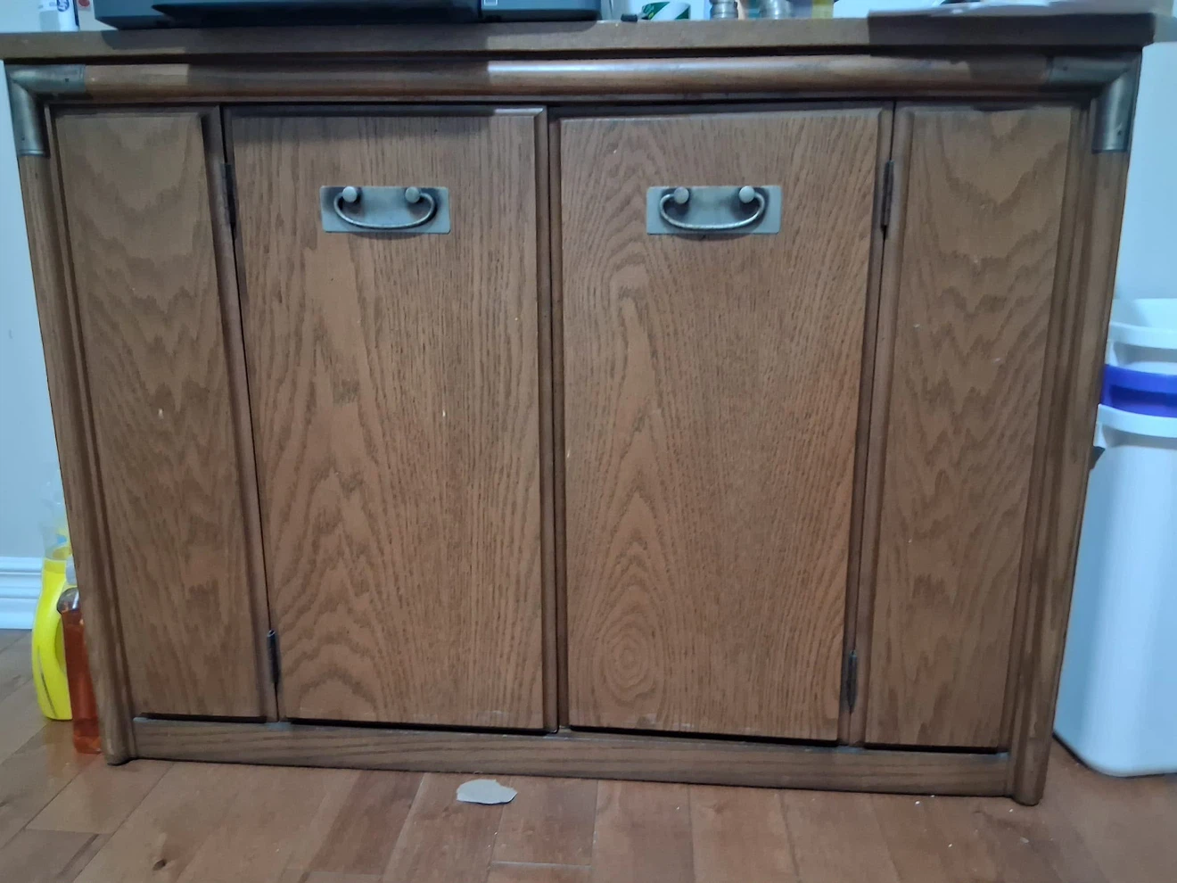 Wooden Media Console Cabinet