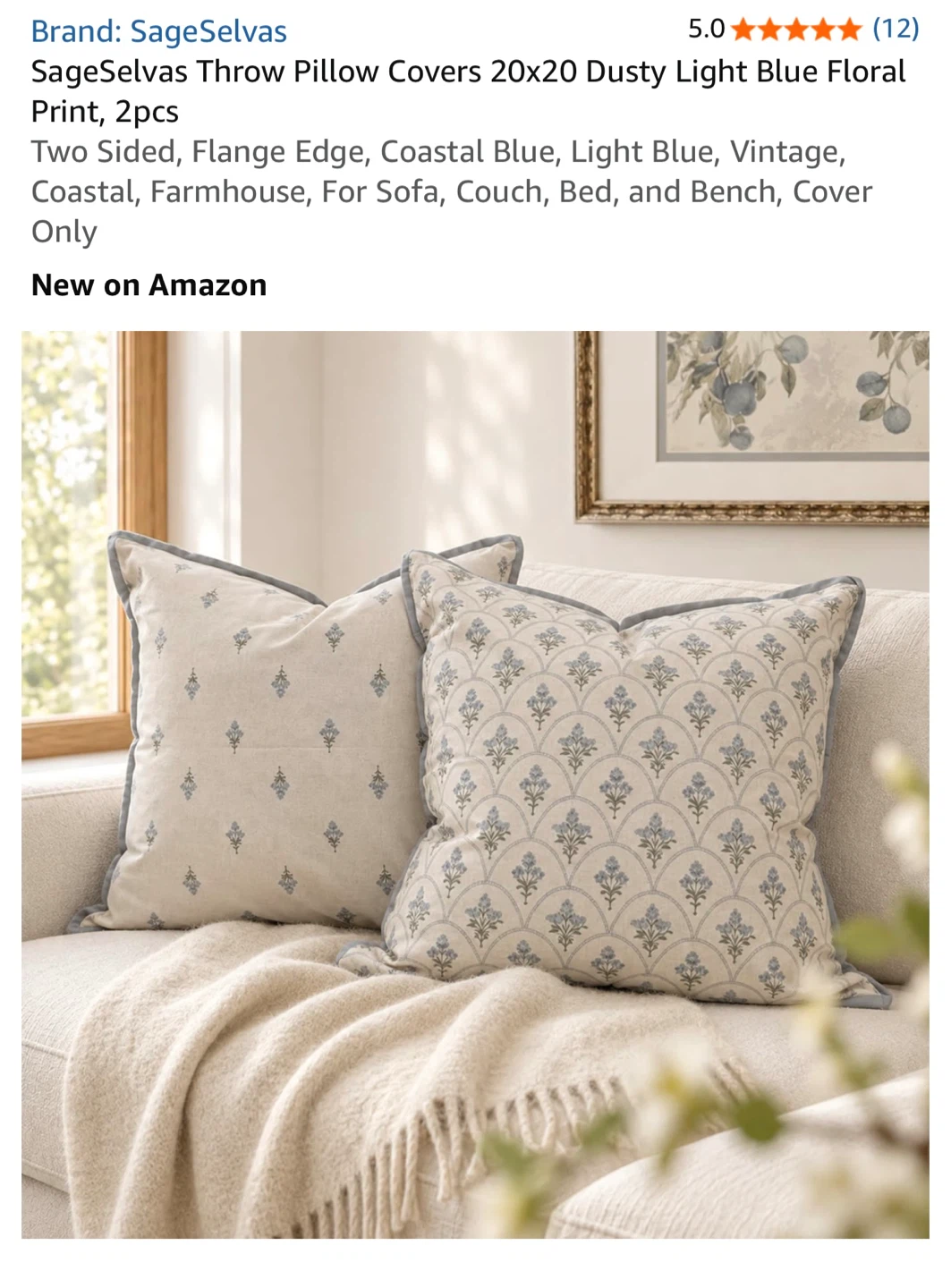 SageSelvas Throw Pillow 2pcs - photo 2