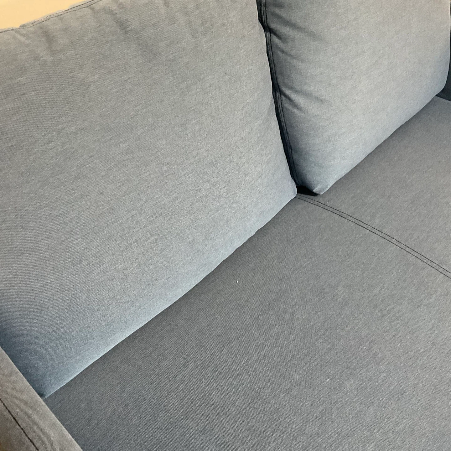 Blue Two-Seater Sofa - photo 2