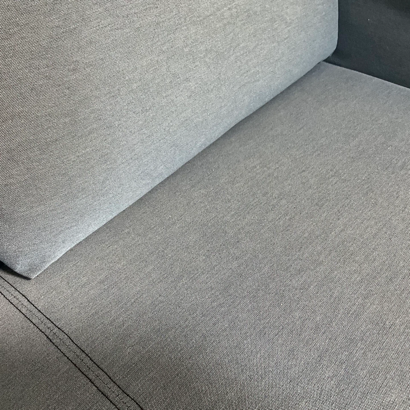 Blue Two-Seater Sofa - photo 3
