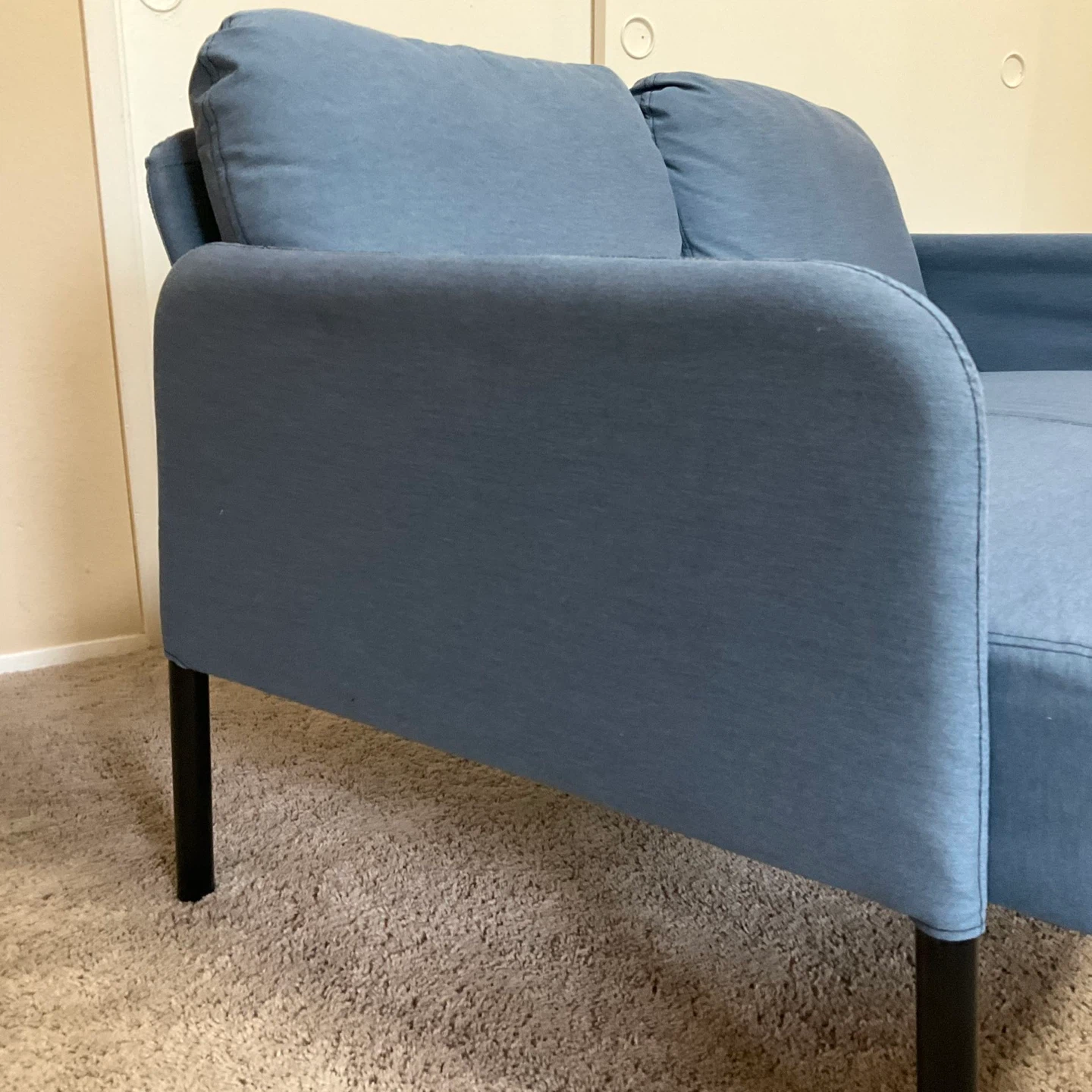 Blue Two-Seater Sofa - photo 5