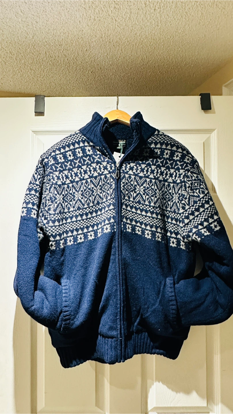Flying Scotsman Full-Zip Fleece-Lined Sweater - photo 2