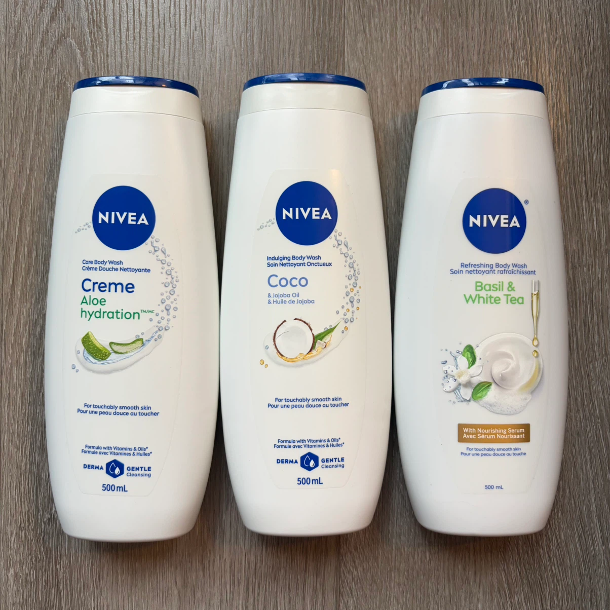 Nivea Body Wash x 3 bottles