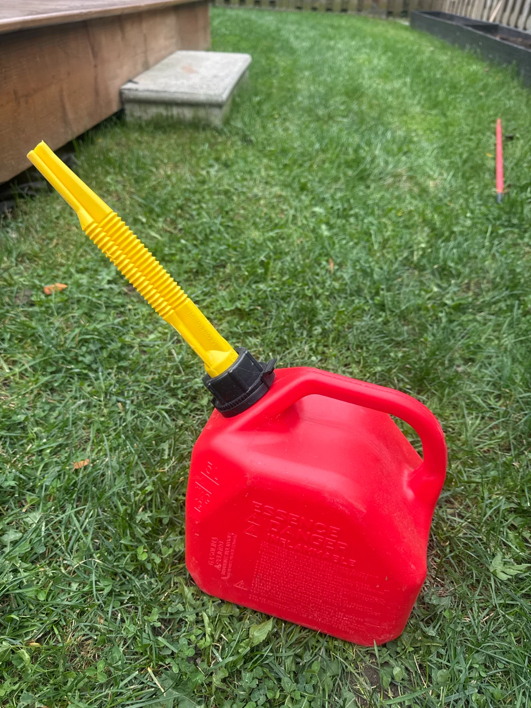 5 Litre Red Gasoline Jerry Can