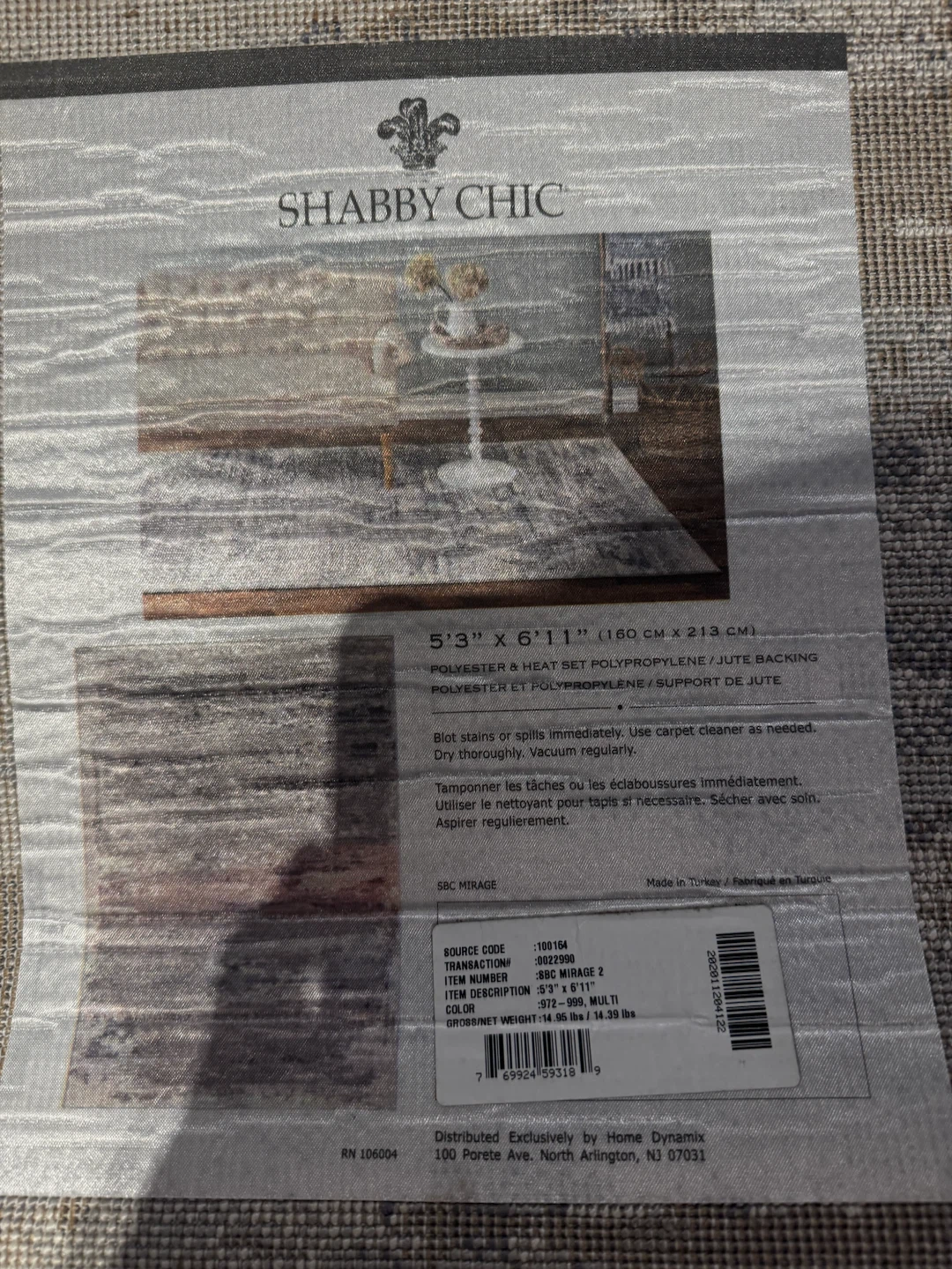 Shabby Chic Mirage Area Rug - photo 4