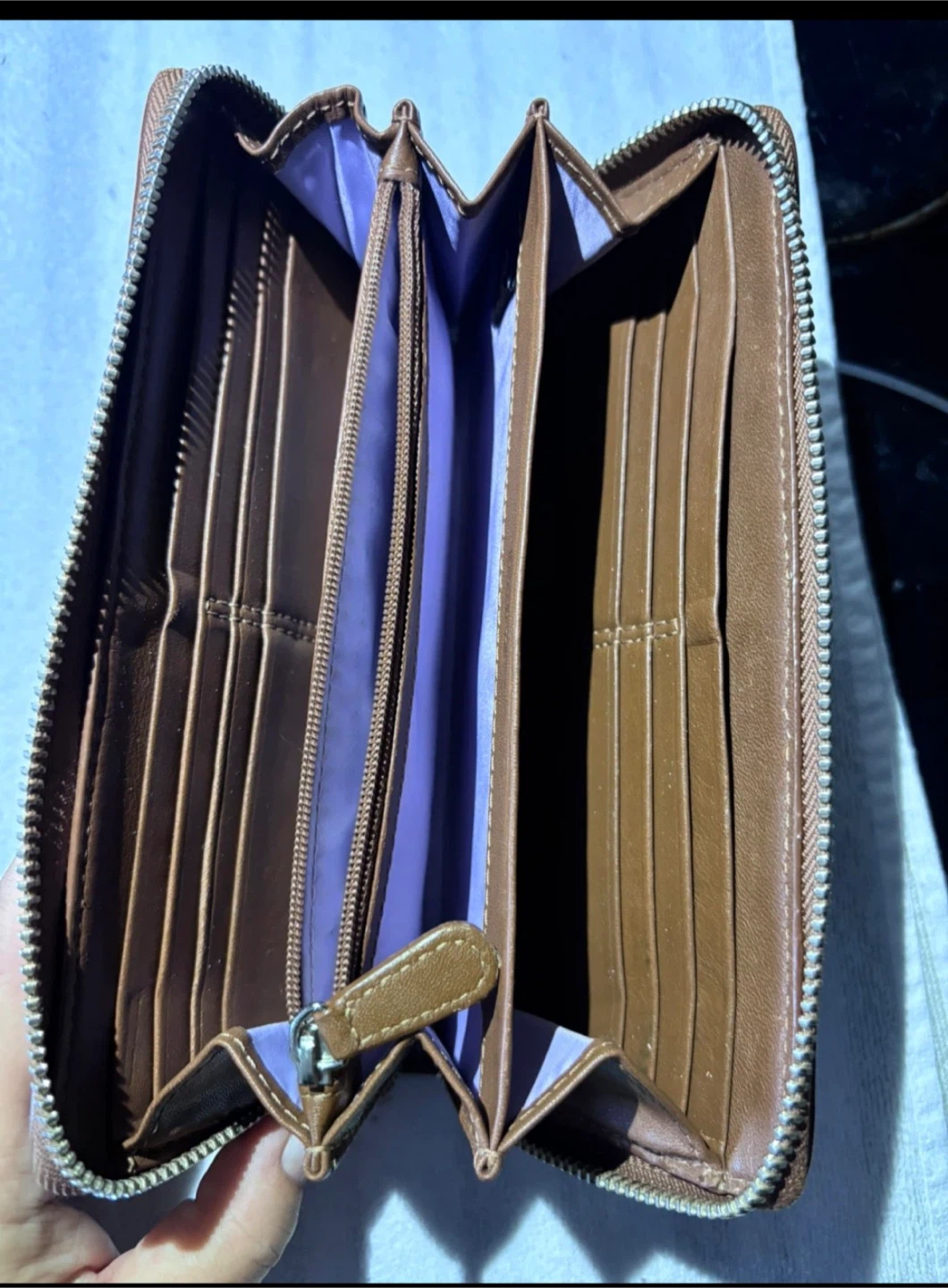 Coach Brown Leather Buckle Wallet - photo 3