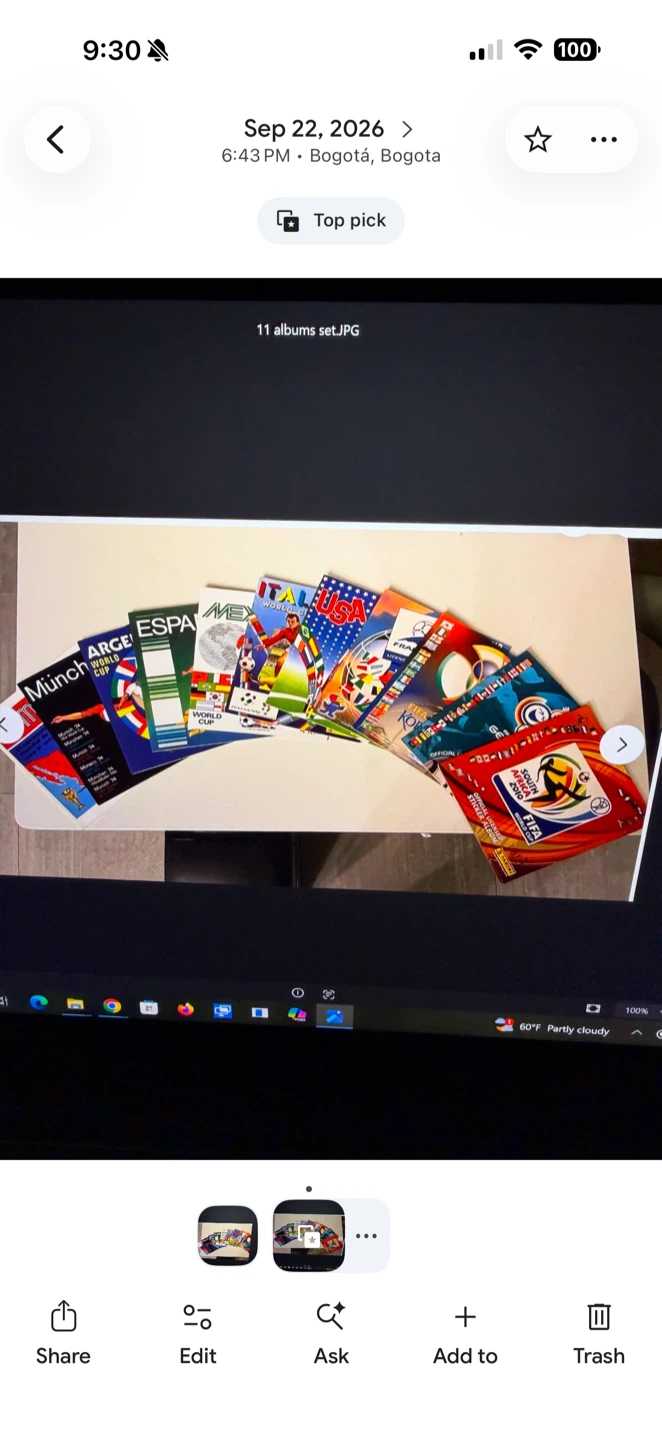 Panini FIFA World Cup Sticker Album Set