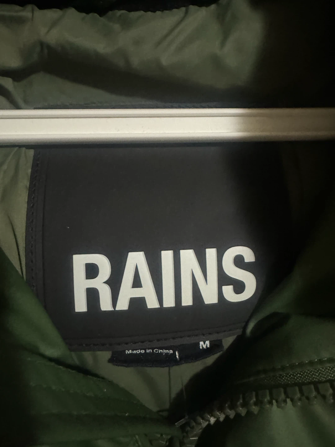 RAINS Green Puffer Jacket - photo 4