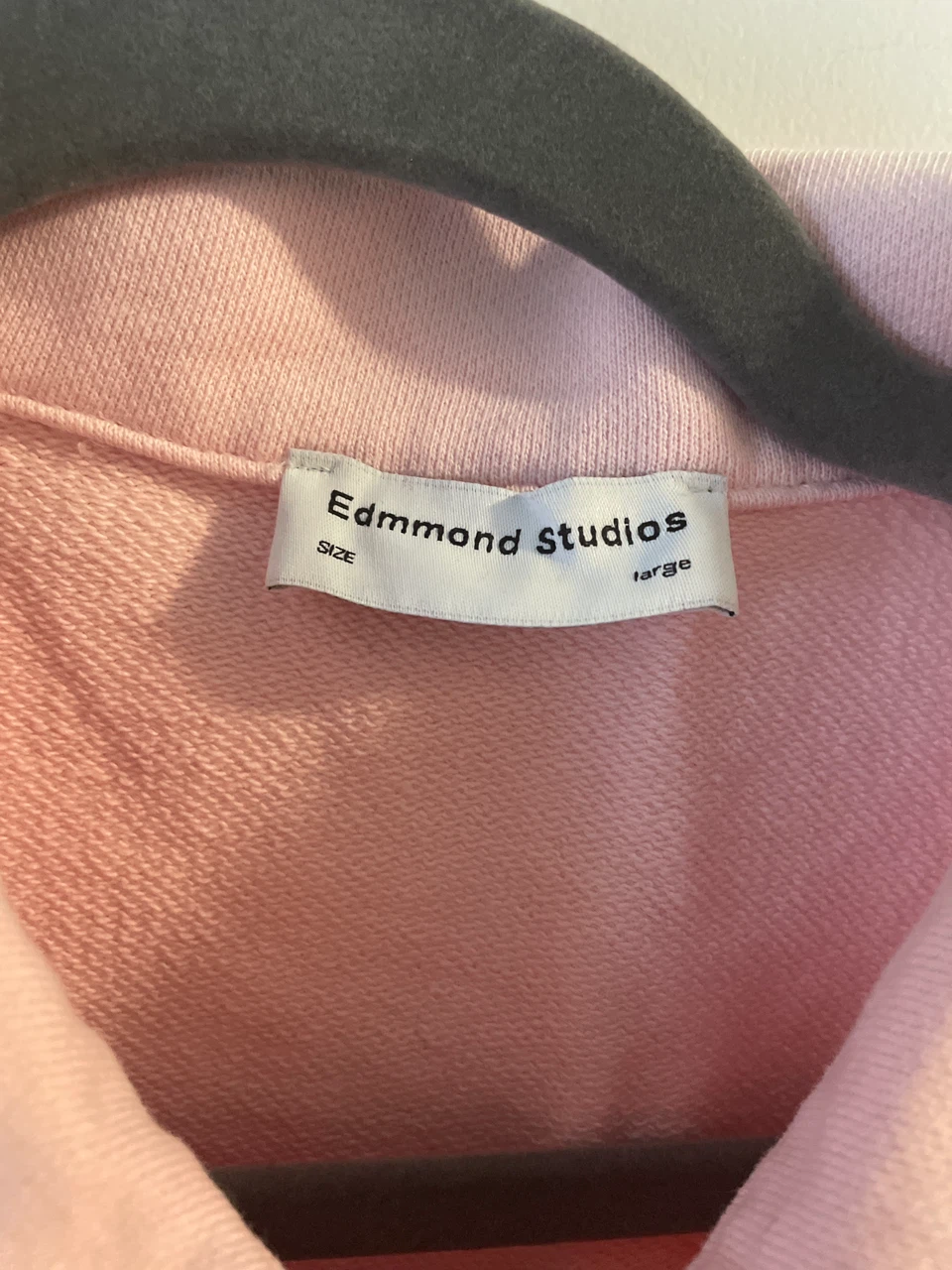 Edmmond Studios Pink Quarter-Zip Pullover - photo 3