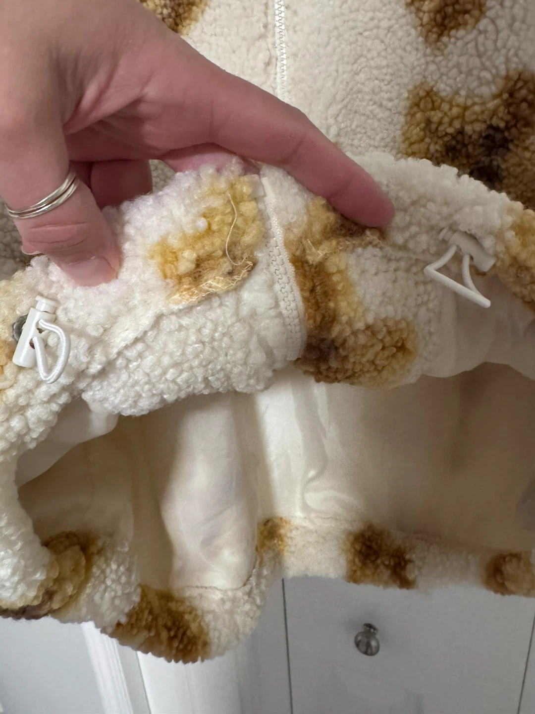 Streetwear Society Teddy Bear Print Fleece Jacket - photo 2