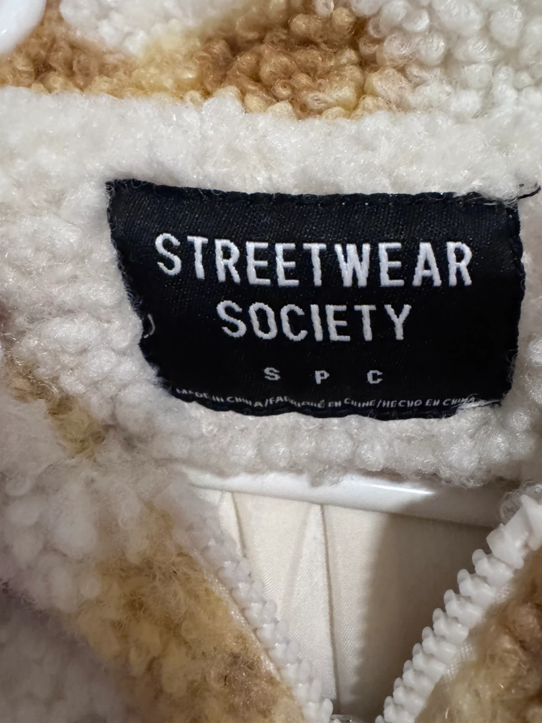 Streetwear Society Teddy Bear Print Fleece Jacket - photo 4