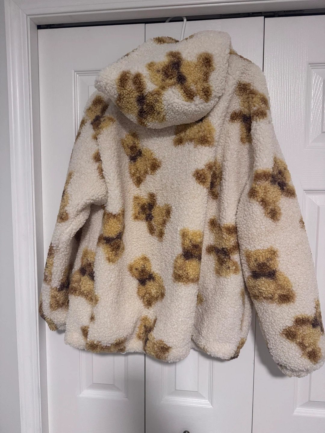 Streetwear Society Teddy Bear Print Fleece Jacket - photo 5