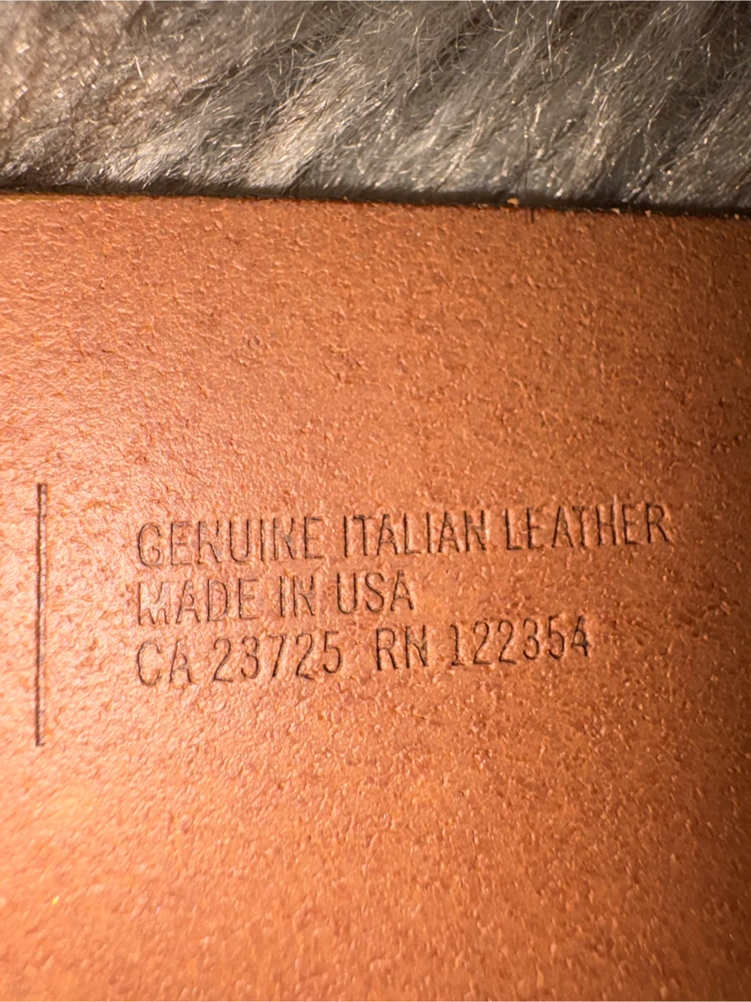 Aritzia tan genuine Italian Leather Belt small - photo 2