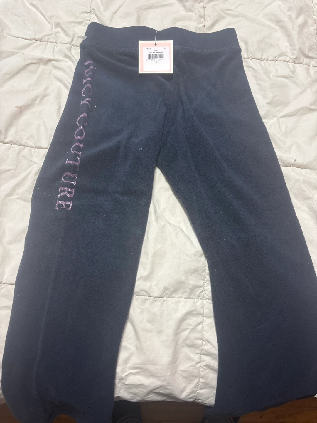 Juicy Couture velour pants size 4 girls
