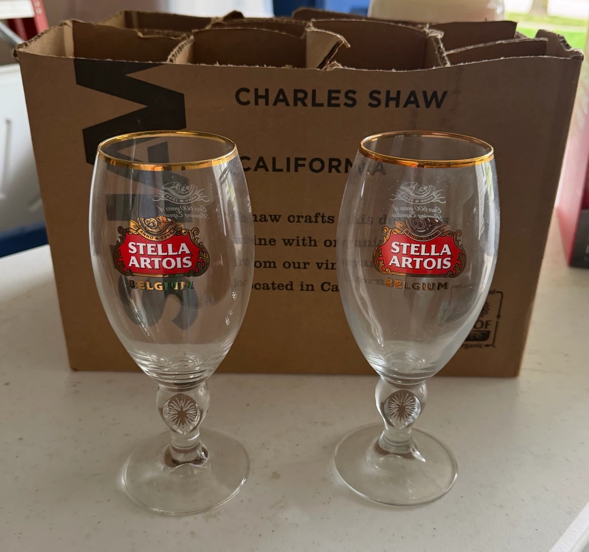 Set of 12 Stella Artois Glasses