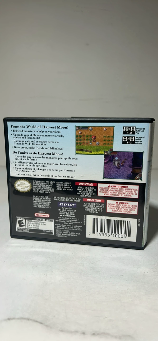 Rune Factory: A Fantasy Harvest Moon for Nintendo DS - photo 2