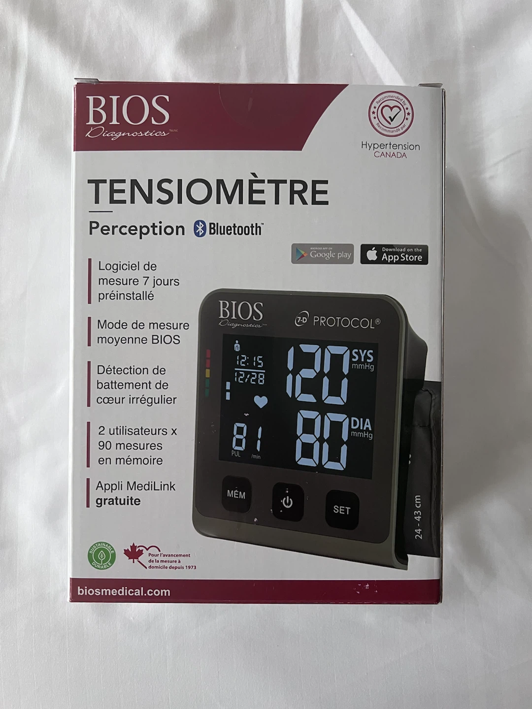 Bios Diagnostics Protocol Blood Pressure Monitor for Sale - photo 3