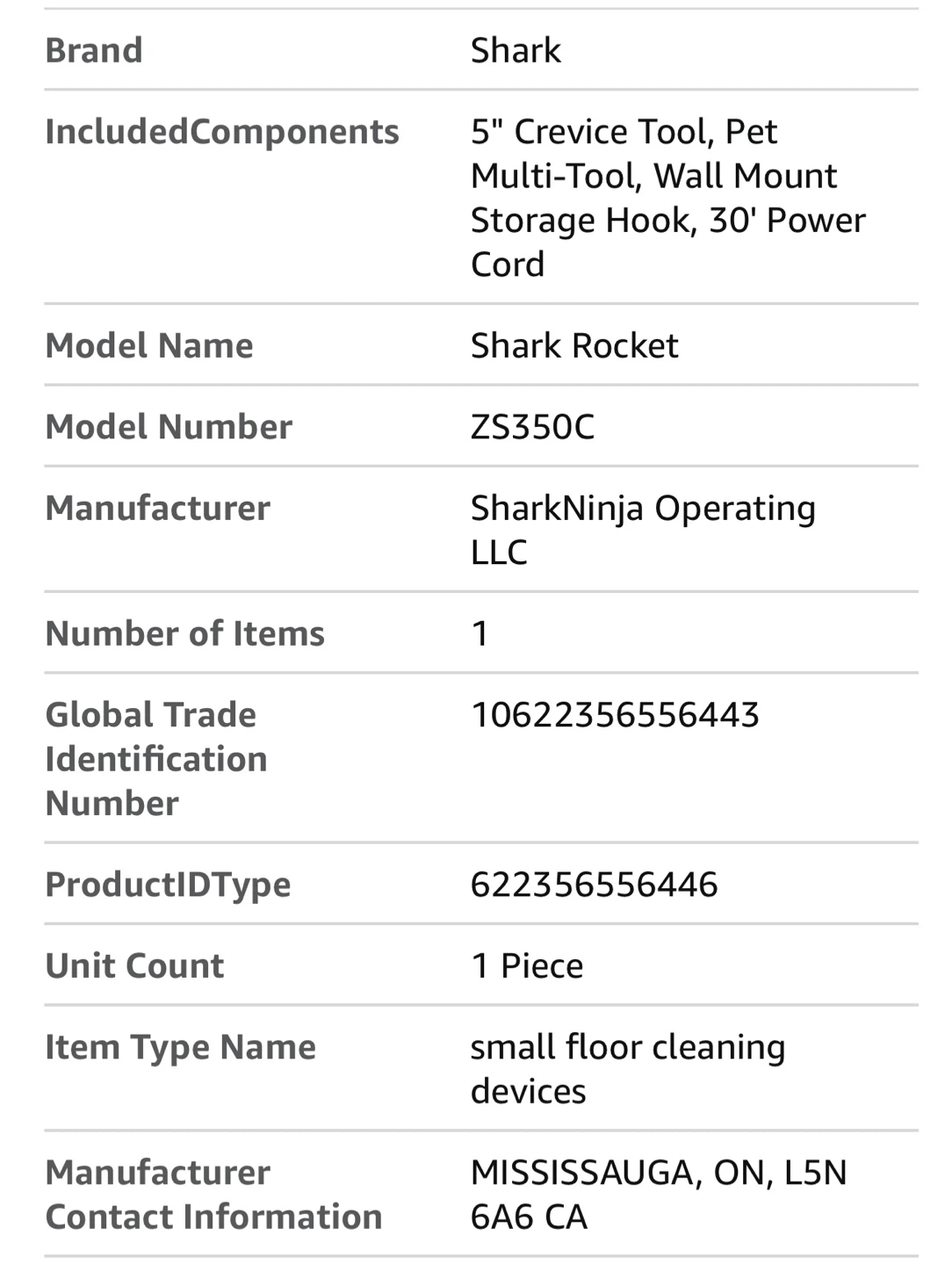 Shark Rocket Zero-M Corded Stick Vacuum ZS350C - photo 4
