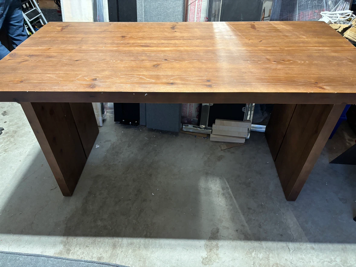Rustic Wood Dining Table