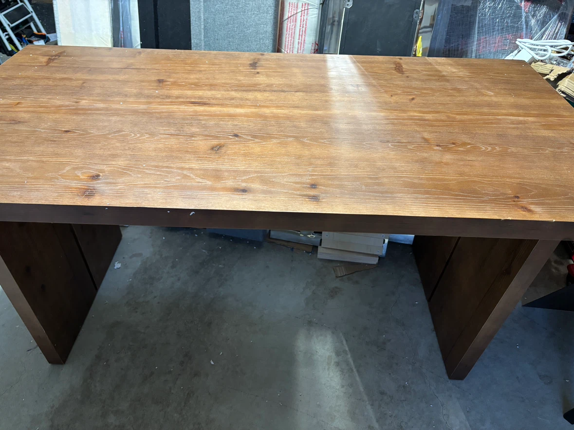 Rustic Wood Dining Table - photo 2