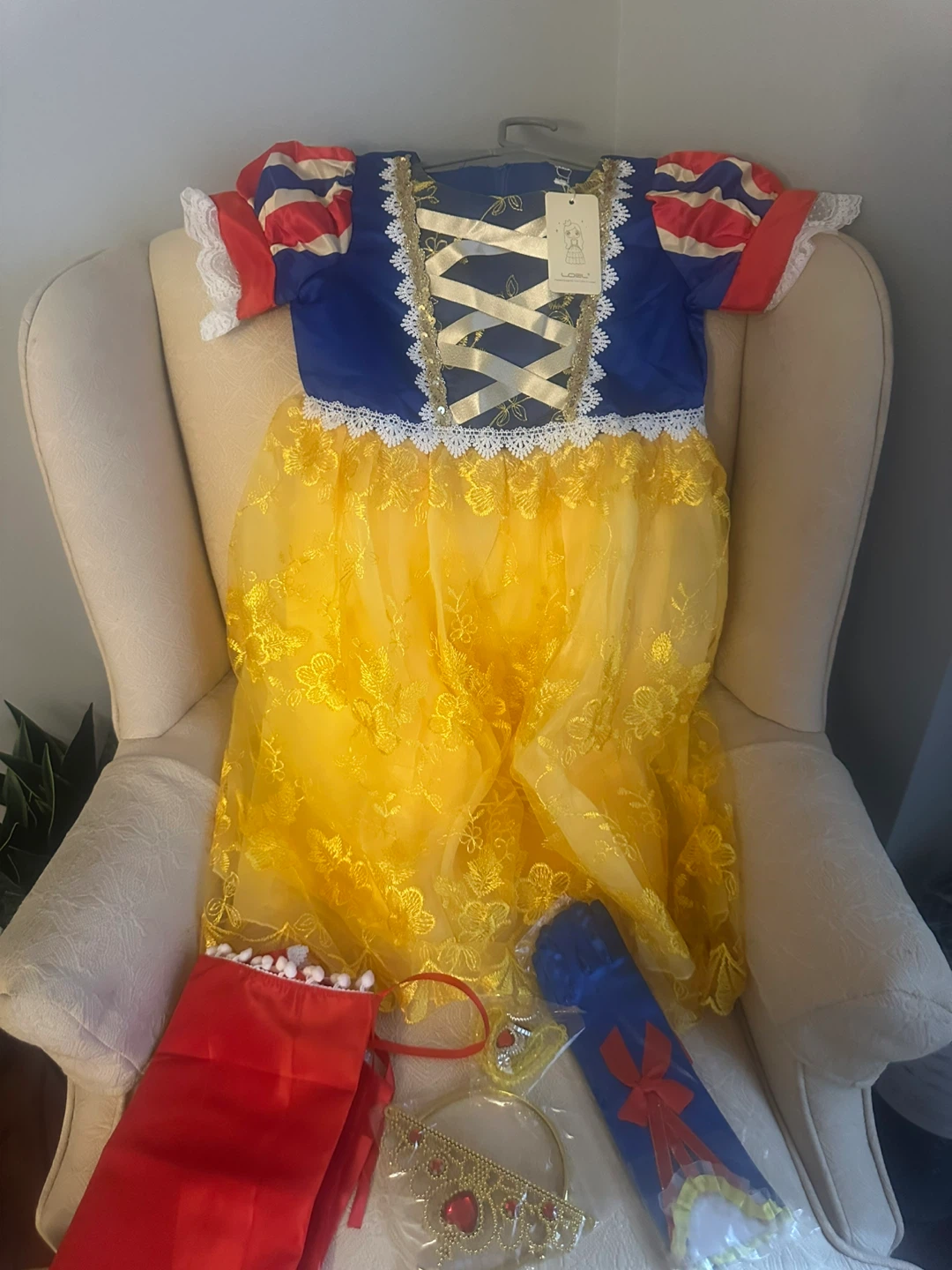 Snow White Kids Costume Dress - photo 2
