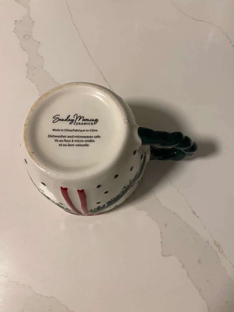 Sunday Morning Ceramics Christmas Mug - photo 2