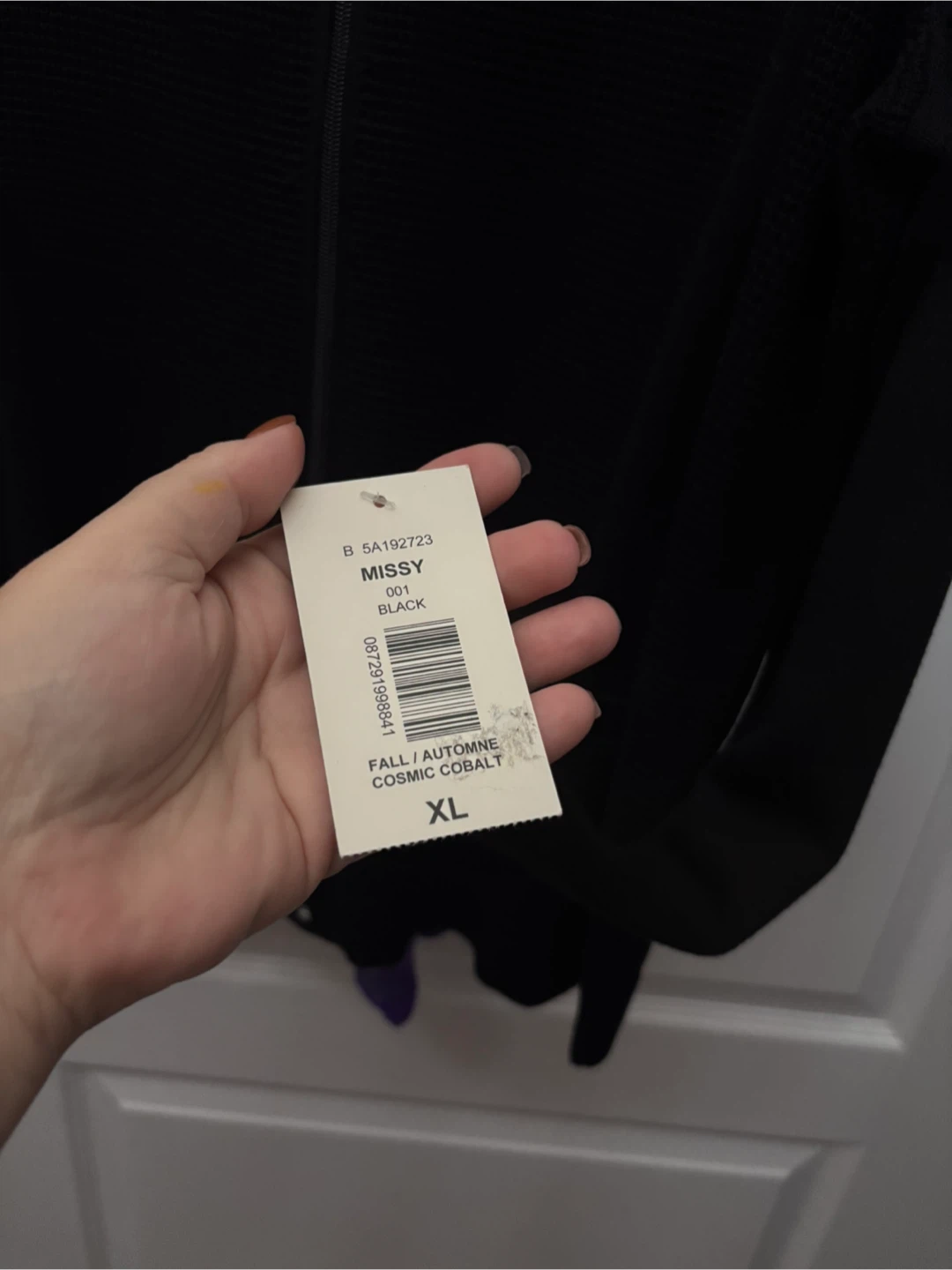 Alia Black Full-Zip Cardigan - photo 2