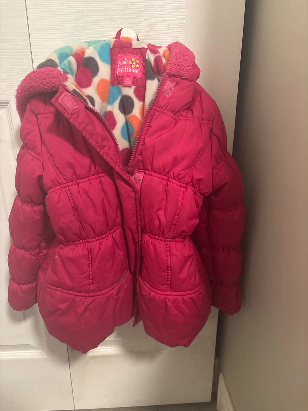Pink Platinum Girls Winter Jacket